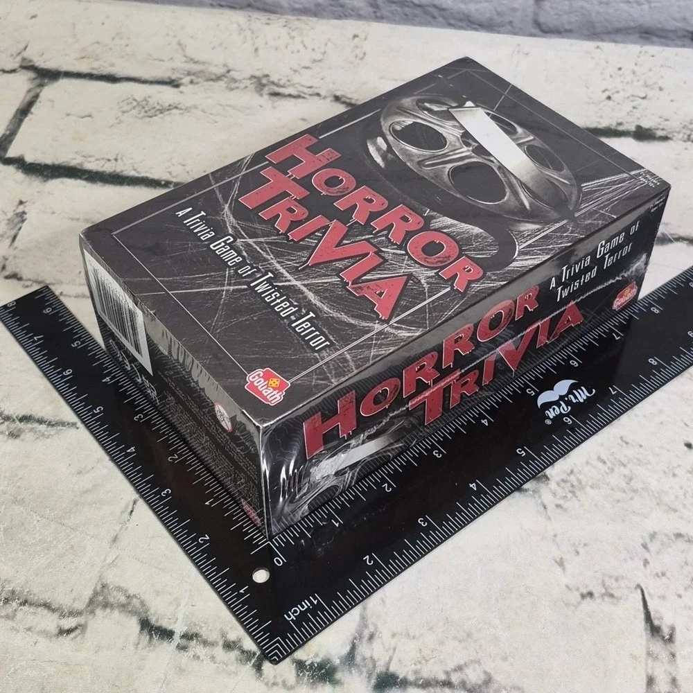 Twisted Terror Horror Trivia Card‎ Game By Goliath New Sealed